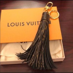 LV NWOT Monogram Tassel Key chain